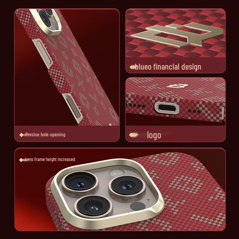 Mr. Blue Gorilla Kevlar Magnetic Case for iPhone 16 Pro Max