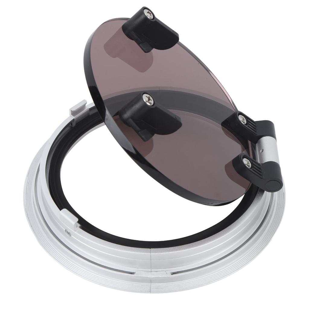 Yacht Porthole 9 Inches Round Marine Grade Aluminum Porthole Inward Opening Boat Transparent Window
