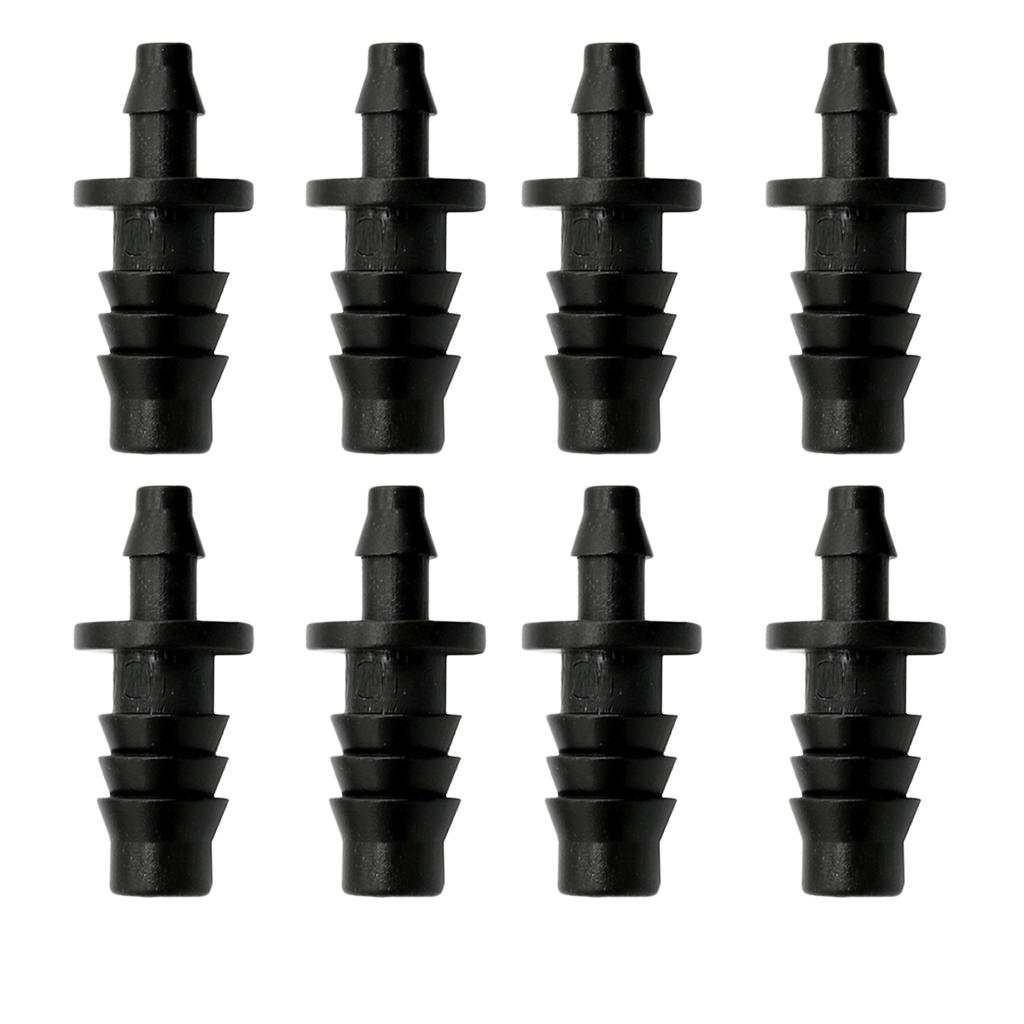 4/7mm Hose to 8/11mm Hose Waterstop Connectors Multi-Barbed Pipe End Plugs Garden Water Irrigation Tube End Caps 20/50/100Pcs