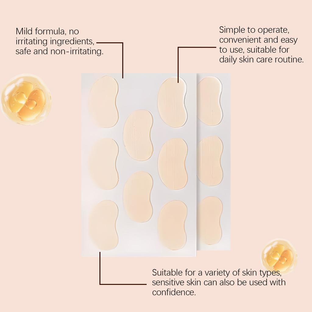 Facial Anti-wrinkle Sleep Patch Sodium Hyaluronate Nasolabial Fold Patch Light Lines Compact