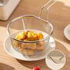 304 Stainless Steel Colander Kitchen Lo Mein Strainer Deep Frying Basket Chafing Dish Versatile Cooking Utensil