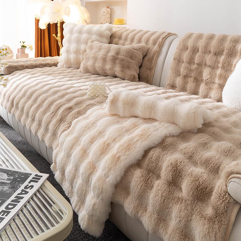 New Soft Hvac Sofa Cushion Modern Light Luxury All-Inclusive Universal Cover Non-Slip Sofa Set