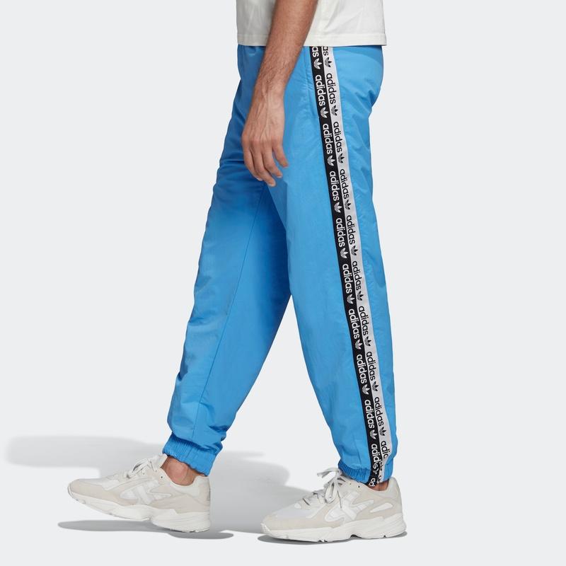 Adidas Спортивные брюки Originals Vocal D с боковым логотипом, мужские брюки, натуральный синий ED7218