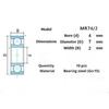 Mr74-2 Подшипник 10шт. 4*7*2(мм)