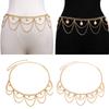 Waist Belt Stylish Multilayer Crystal Waist Chain Belt Elaborate Chain Belly Chain for Belly Dance Waist Chain