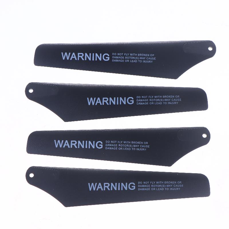 1 Set Rc Spare Parts For Syma S39 Wind Leaf Fan Main Blade Props Connect Buckle Flybar Tail Blade R/C Helicopter Toy Model