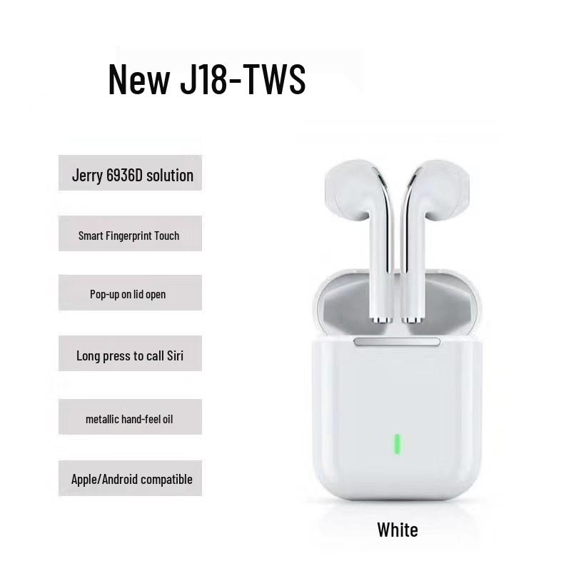J18 TWS Bluetooth Спортивные Наушники с Шумоподавлением