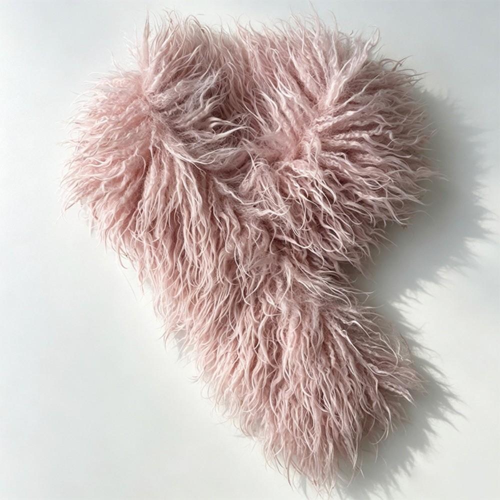 Neck Protection Imitation Wool Scarf Solid Color Neck Warmer Scarf Soft Women's Scarf Winter
