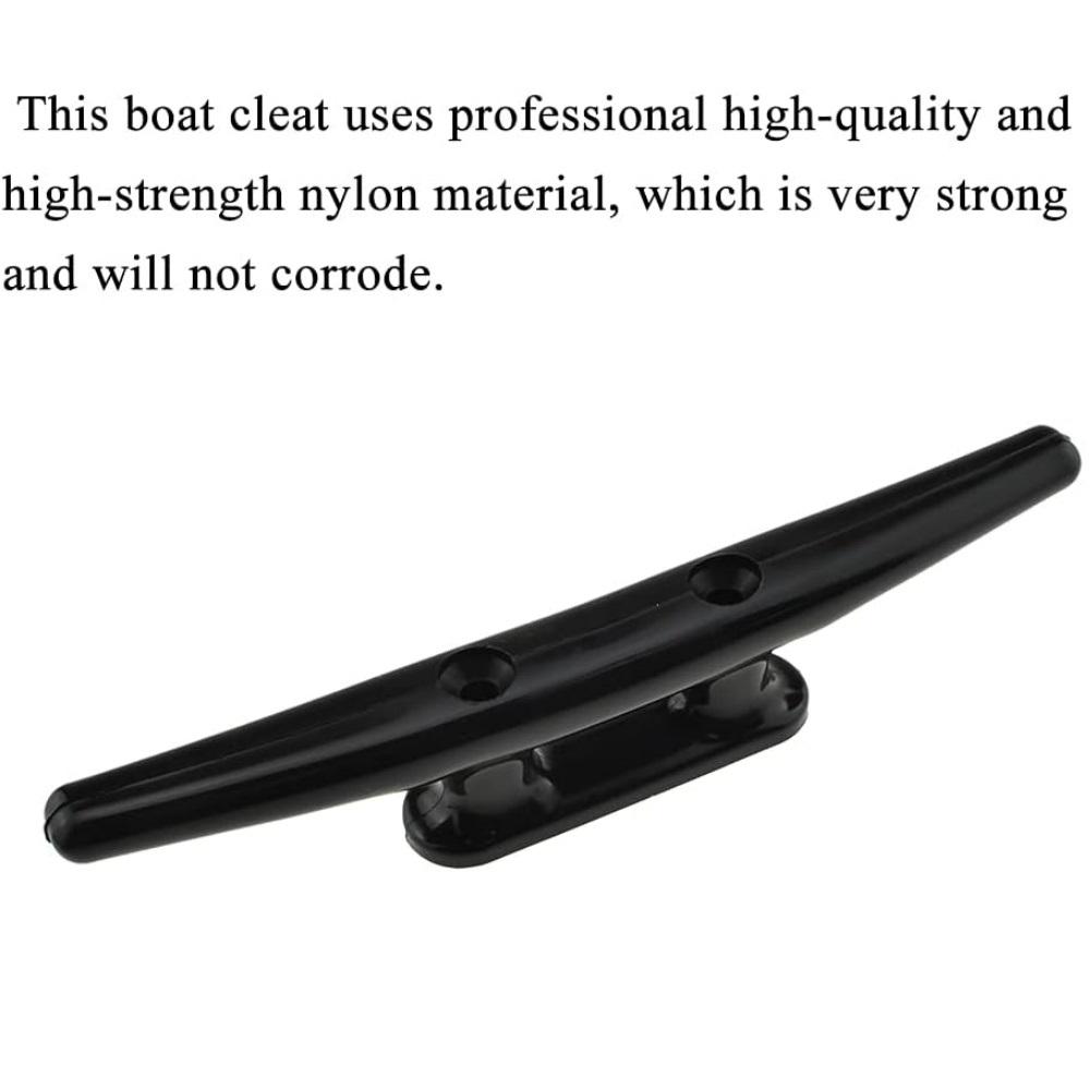Нейлоновый болт для лодочного якоря – Болт для крепления к причалу с винтами из нержавеющей стали, Для каяка, каноэ, небольших судов, Домашний декор своими руками (Несколько размеров, Черный)