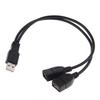 USB-удлинитель 1-на-2 Папа/Мама USB-кабель данных 1-на-2 Зарядный кабель Беспроводной Полностью автономный