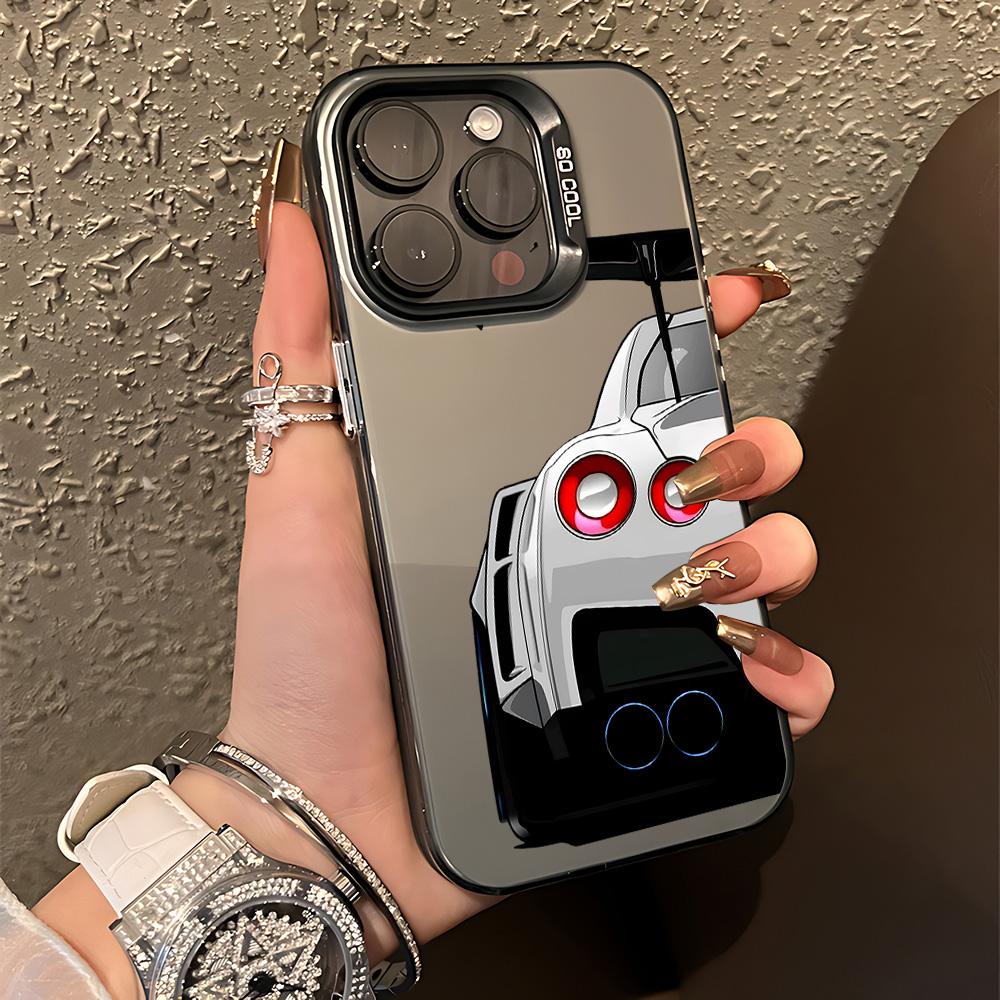 Крутой чехол для телефона с JDM спортивным автомобилем для Oppo Reno14 Reno13 Reno12 Reno11 Reno10 Reno8 Reno7 Reno6 F T Pro Plus 4G 5G Матовая задняя крышка