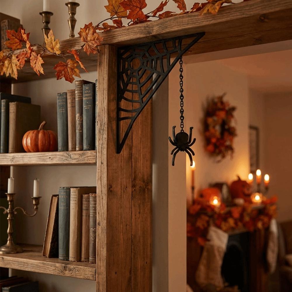 Fun Spider Web Door Frame Prop Creepy Haunted House Decor Holiday Gift Giving