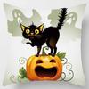 Хэллоуин Ужас Тыква Черный Кот Принт Узор Наволочка для Подушки для Дома Гостиной Дивана Украшение Квадратная Наволочка