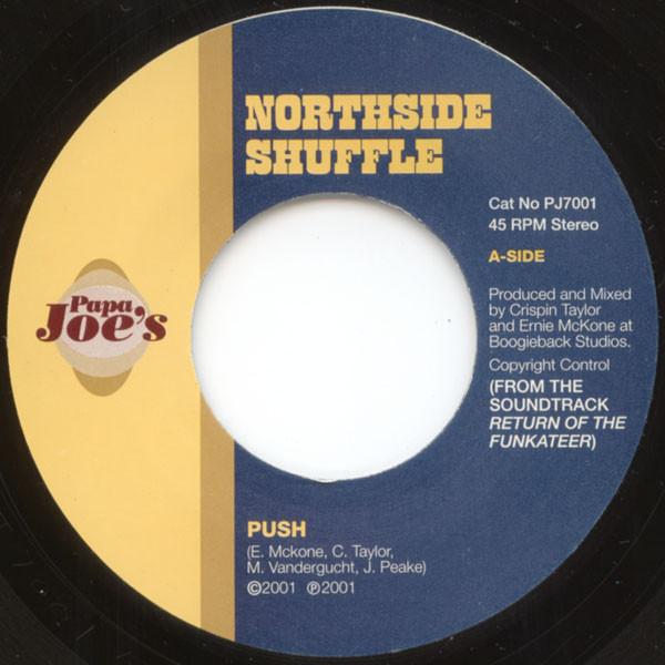 7inch Record PUSH - Northside Shuffle / Benny's Blues PJ7001 Papa Joe's 2001 UK Soul/Funk Used