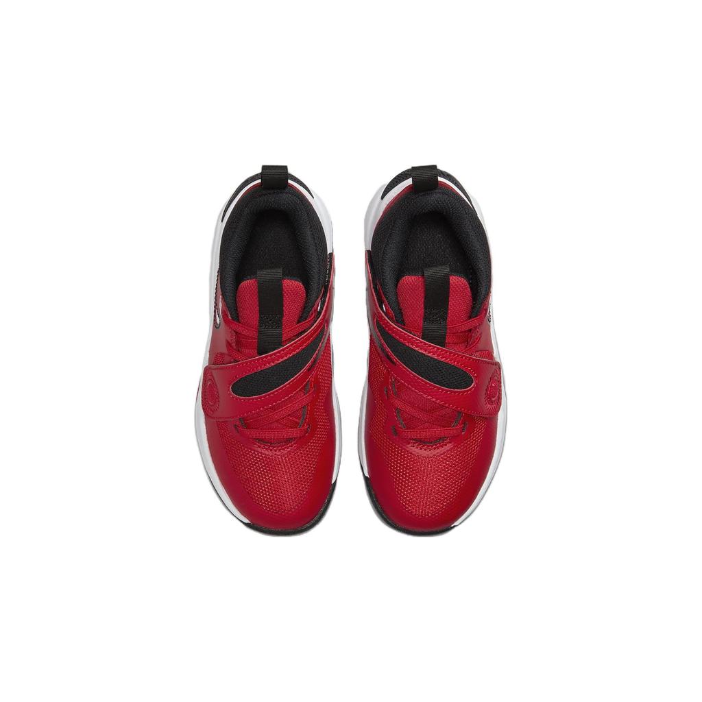 Nike Team Hustle D11 PS University Red Kids Sneakers White Black DV8994-602