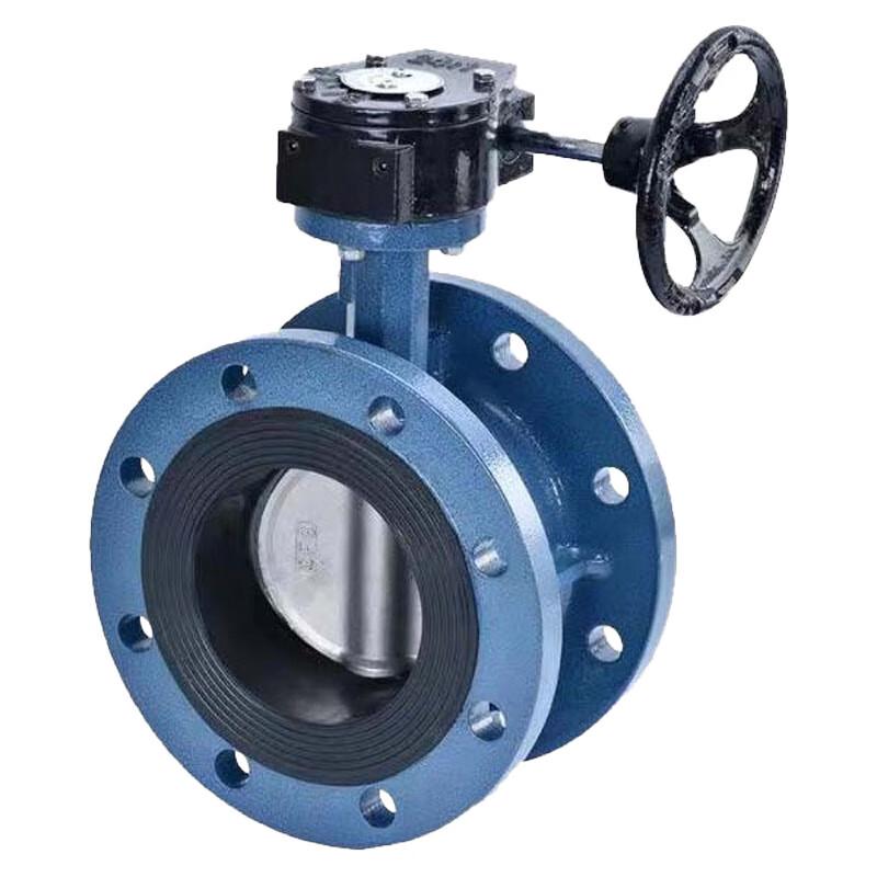 Manual Worm Gear Soft Seal Flange Butterfly Valve D341X-16