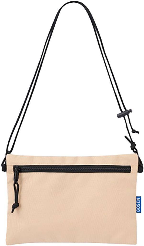 Gosen Tennis Shoulder Sacoche Utility with Khaki Bag, Bag, Pocket, BA24USB1,