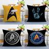 S-Star T-Trek Ship Movie Pillow Case Plush Fabric Soft Double Sided Print Sofa Cushion Cover Throw Pillow Covers