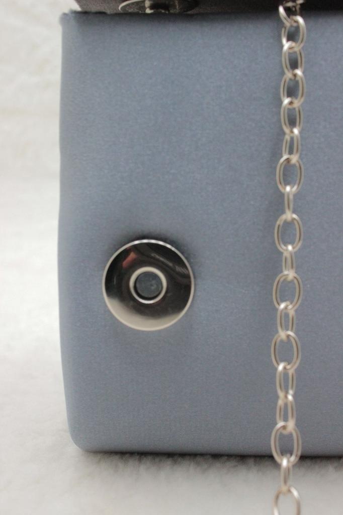 Women's Stylish and Useful Evening Dress Bag Satin Blue Evening Dress Bag Clutch Portfolio Strap Shoulder and Hand Bag 2023