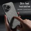 Мужской противоударный чехол из натуральной кожи ягненка для Huawei P70 Pro - Высококачественная роскошь для моделей P50/P60 Pro.