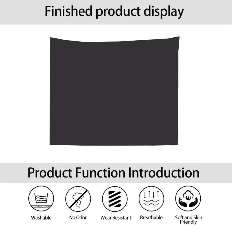 VIKAMA Black USA Flag Tapestry Wall Hanging American Flag Decor for Bedroom Garage Outdoor Home Decoration Custom Design