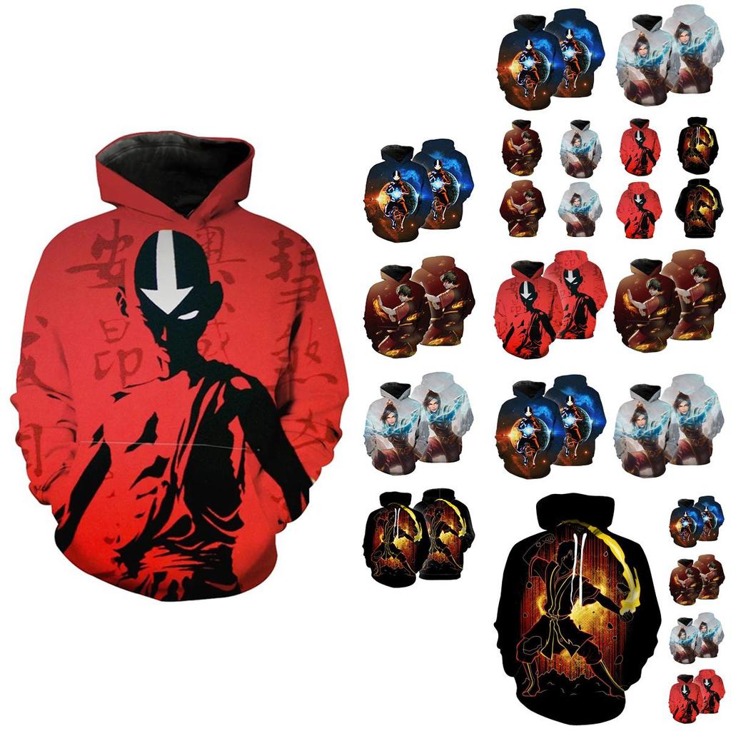 Худи Аватар Косплей Костюм Мужской Женский Аниме Куртки Повседневный