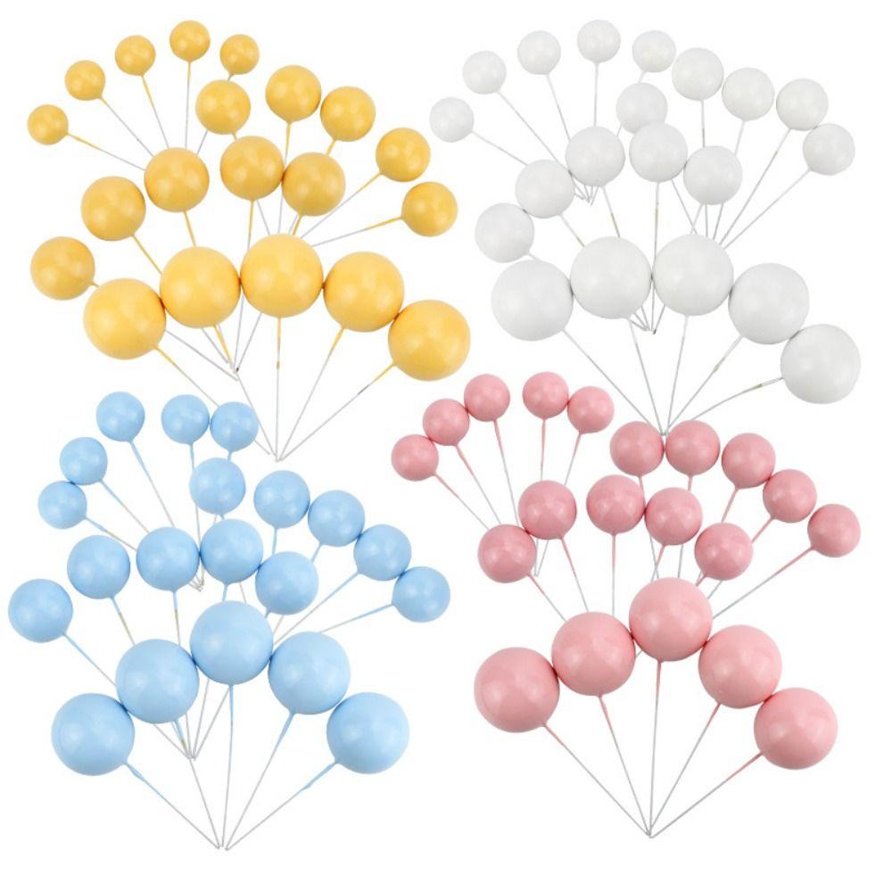 Шарик для торта, шарик, розовый, синий, желтый, белый, декор для торта, новые принадлежности для украшения торта, событие и вечеринка