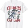 Cowboy Cat Childless Cat Lady For Kamala Election Voting T-Shirt