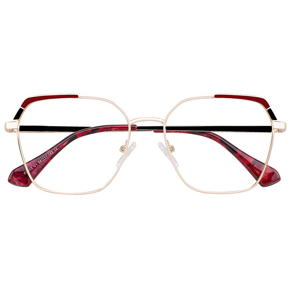 Оправа для очков от близорукости Металлическая оправа для очков Оправа для очков Мужская и женская одинаковая Оправа для очков для грамотности