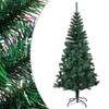 Day and Night - Day and Night Artificial Christmas Tree Iridescent Tips Green PVC 240cm