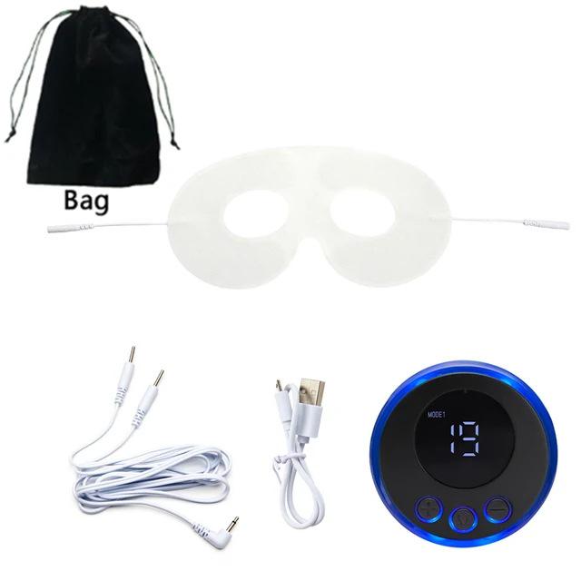 EMS Eye Massager - Low Frequency Muscle Stimulator for Face Lift, Skin Tightening, Anti-Wrinkle Facial Care