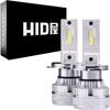 HID Shop H4 38700cd LED Headlight Hi/Lo Switching Explosive Light Vehicle Inspection Compatible White 12V 2 Pieces Set of 1 I Series (Alpha)