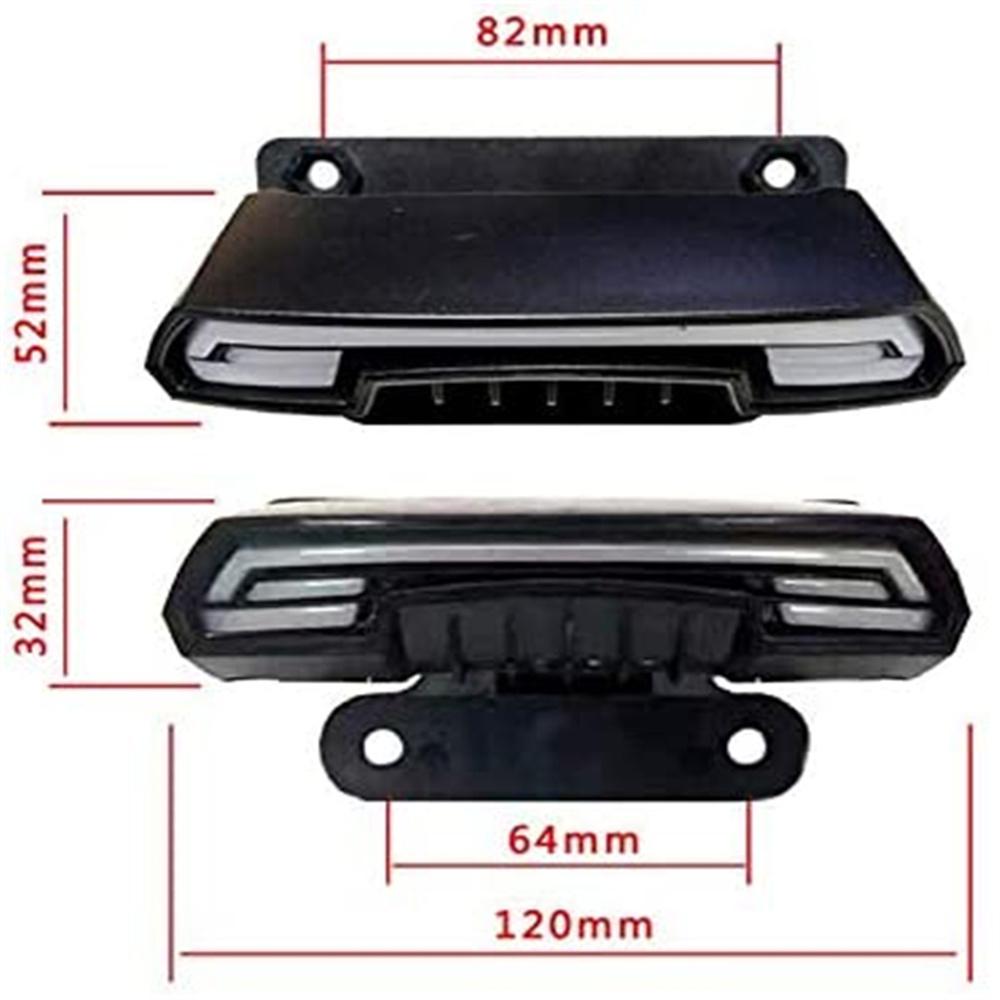 Мотоциклетный фонарь задний стоп-сигнал двойная вспышка предупреждение динамичный указатель поворота