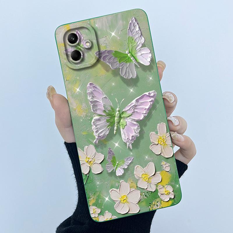 Чехол для Samsung Galaxy A04e A04 4G A04S Милый Панда Милые Девочки Кошки Мягкий Силиконовый Задний Чехол Samsung SM-A042F A045F Чехол для Телефона