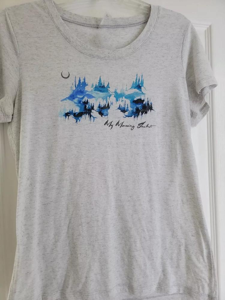New Popular My Morning Jacket Gray T-Shirt Cotton Full Size Unisex T-Shirt