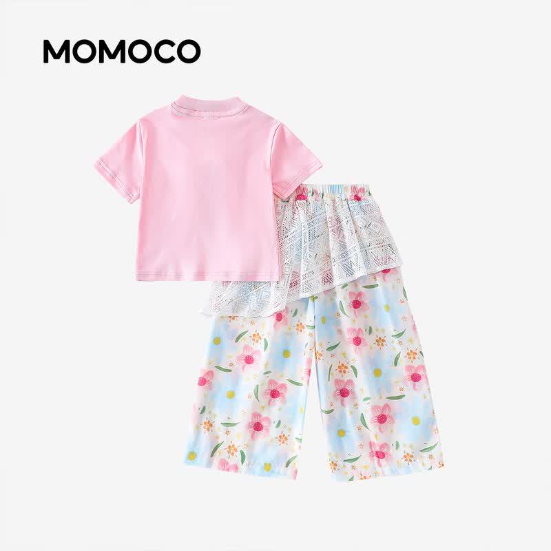 Сладкий летний комплект из двух предметов для девочек MOMOCO