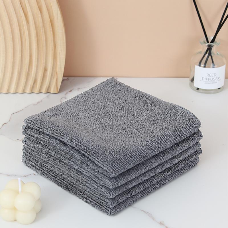 Cross-Border Microfiber Kitchen and Car Cleaning Cloths - Absorbent, Non-Shedding Towels and Scouring Pads