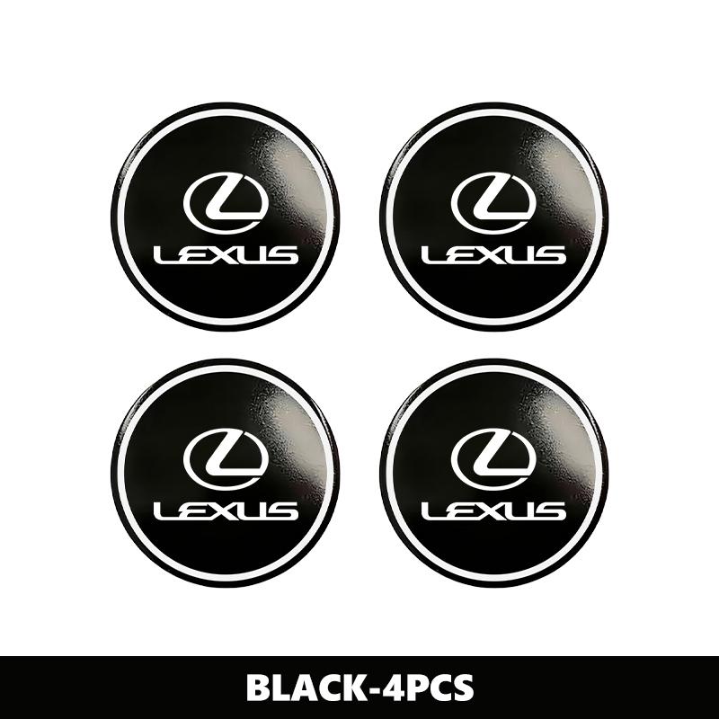 4Pcs 56MM Car Wheel Center Hub Caps Logo Sticker For Lexus CT ES GS NX IS250 RX350 IS200 LX570 UX250h CT200h KLUWV1