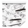 Skateboard Graffiti Wallpaper for Living Room and Bedroom 50x1000