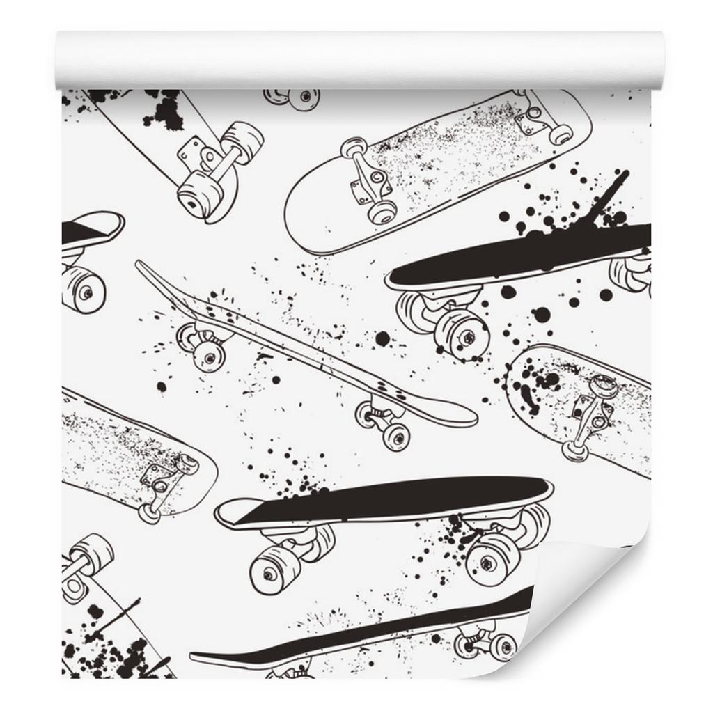 Skateboard graffiti wallpaper for living room and bedroom 50x1000