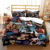 Hip Hop Rapper Bedding Set Boys Girls Twin Queen Size Duvet Cover Pillowcase Bed Kids Adult Fashion Home Textileextile