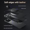 Чехол для iPhone 15 Pro Max, совместимый с MagSafe, кожаная задняя крышка из ТПУ со скрытой подставкой