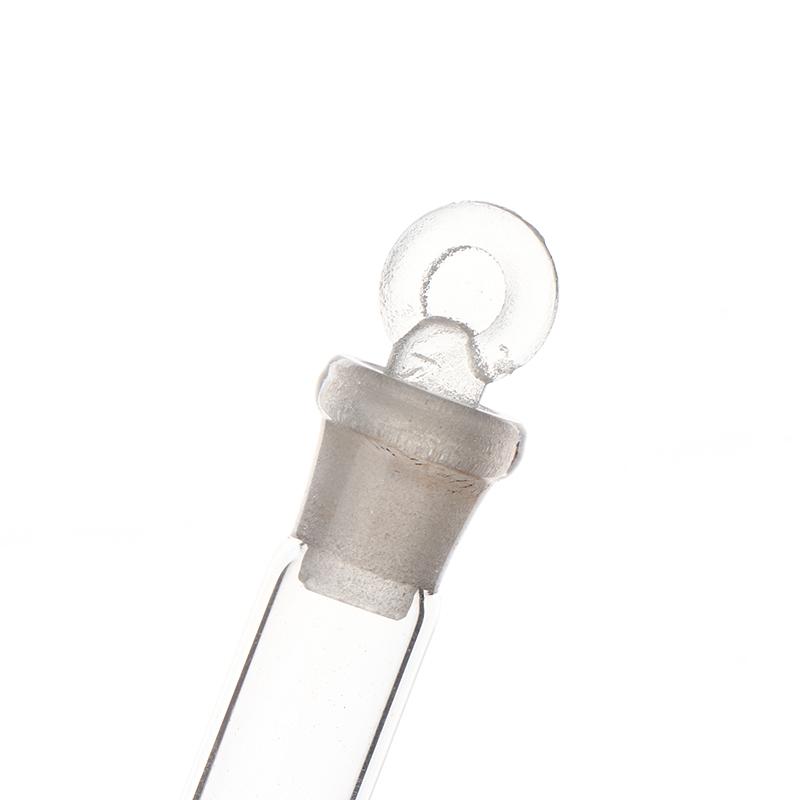 Прозрачная стеклянная мерная колба 10/25 мл, стеклянная посуда с пробкой, лабораторные принадлежности