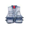 Li Ning Sports Fashion Series Washed Woven Denim Vest Men Vests Gradient-Blue AMDR019-1