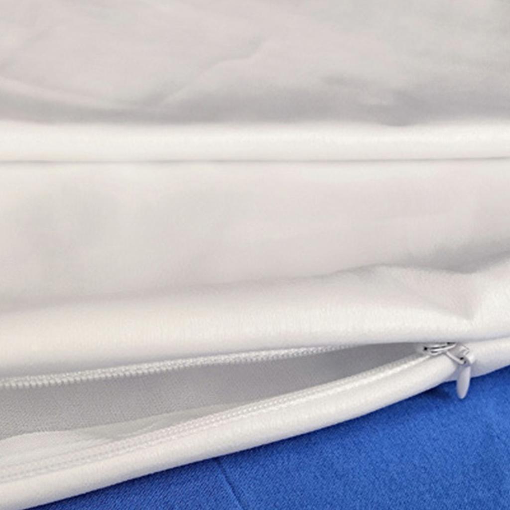 Водонепроницаемый протектор для подушки Полиэфирное волокно Белый Удобный 16,9x28,7 дюйма Наволочки для