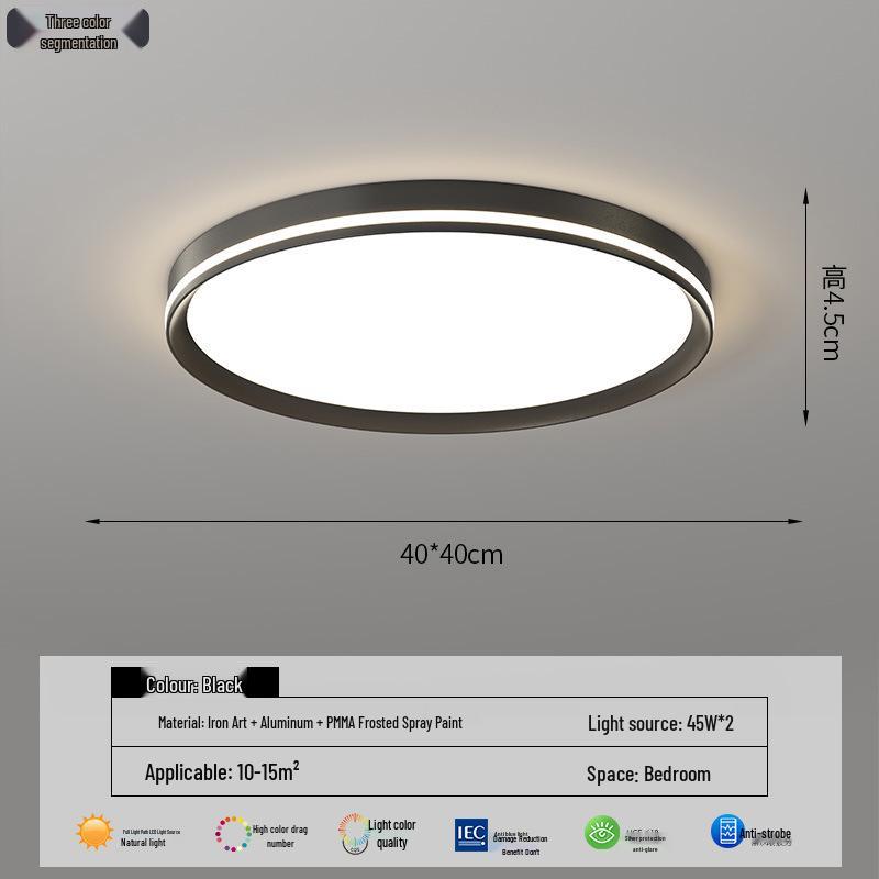 Большой современный минималистичный светодиодный потолочный светильник для гостиной, спальни или столовой