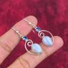 Blue Lace Agate, Tanzanite Handmade Gemstone Earrings, 925 Solid Sterling Silver Earrings Antique Jewelry, Earrings For Engagement Gift