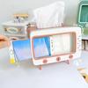 Творческий DIY Tissue Box Многофункциональный держатель для телефона Многофункциональный ящик для ТВ-приставки Украшение