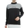 Ping Apparel Long Sleeve High Neck Shirt and Golf Undershirt Size M Women's (Moisture-Wicking, Quick-Drying, Breathable) / / 622-4166100 010_Black,