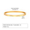 Stainless Steel Bangle, 18K Gold Plated Love Friendship Bracelet, Cubic Zirconia Inlay, Layered Jewelry